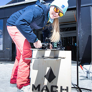 Skitest Zermatt Hocker